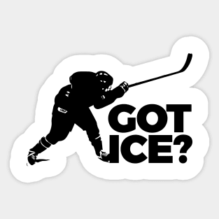 Hockey Lover Got Ice Sticker